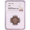 Image 1 : 1897-S Barber Quarter Coin NGC AG3