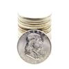 Image 1 : Roll of (20) Brilliant Uncirculated 1963 Franklin Half Dollar Coins