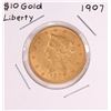 Image 1 : 1907 $10 Liberty Head Eagle Gold Coin