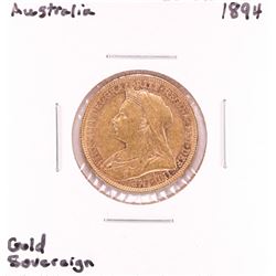 1894 Australia Sovereign Gold Coin