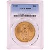 Image 1 : 1925 $20 St. Gaudens Double Eagle Gold Coin PCGS MS64