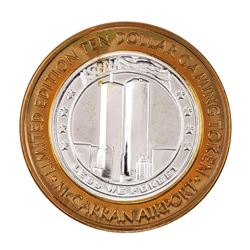 .999 Silver McCarran International Airport Las Vegas, NV $10 Limited Gaming Token