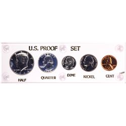 1964 (5) Coin Proof Set Accented Hair Kennedy