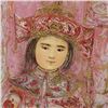 Image 2 : Edna Hibel (1917-2014) "Child of the East" Limited Edition Lithograph