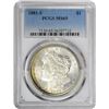 Image 1 : 1881-S $1 Morgan Silver Dollar Coin PCGS MS64 Amazing Toning