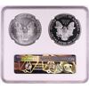 Image 2 : 1994 $1 American Silver Eagle Coin Set NGC MS69/PF69 Ultra Cameo