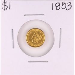 1853-O $1 Liberty Head Gold Dollar Coin