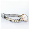 Image 8 : Rolex Ladies Two Tone Steel & Gold MOP Diamond & Ruby Datejust Wristwatch