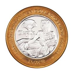 .999 Silver Luxor Las Vegas, Nevada $10 Casino Limited Edition Gaming Token