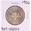 Image 1 : 1936 York County, Maine Tercentenary Commemorative Half Dollar Coin