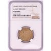 Image 1 : AH451-492 Ghaznavid Dinar A-1637 Ibrahim Gold Coin NGC Genuine