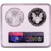 Image 2 : 2005 $1 American Silver Eagle Coin Set NGC MS69/PF69 Ultra Cameo