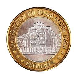 .999 Silver Sam Boyd's Fremont Las Vegas $10 Casino Limited Edition Gaming Token