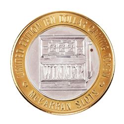 .999 Silver McCarran International Airport Las Vegas, NV $10 Limited Gaming Token