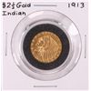 Image 1 : 1913 $2 1/2 Indian Head Quarter Eagle Gold Coin