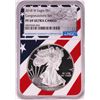 Image 1 : 2018-W $1 Proof American Silver Eagle Coin NGC PF69 Ultra Cameo Congratulations Flag