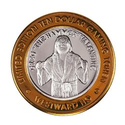 .999 Silver The Mirage Las Vegas, Nevada $10 Casino Limited Edition Gaming Token