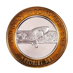 .999 Silver Sands Regency Reno, Nevada $10 Casino Limited Edition Gaming Token