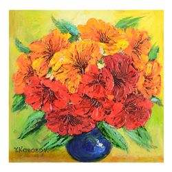 Yana Korobov "Song Of Beauty" Original Acrylic On Canvas