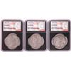 Image 1 : Lot of 1885, 1886-O, & 1887-O $1 Morgan Silver Dollar Coins NGC Genuine
