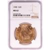 Image 1 : 1900 $20 Liberty Head Double Eagle Gold Coin NGC MS62
