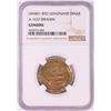 Image 1 : AH451-492 Ghaznavid Dinar A-1637 Ibrahim Gold Coin NGC Genuine