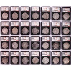1878-1921 $1 Morgan Silver Dollar (28) Coin Date Set NGC Genuine
