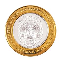 .999 Silver Hard Rock Hotel & Casino Las Vegas, NV $10 Limited Edition Gaming Token