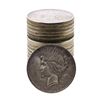 Image 1 : Roll of (20) Mixed Date $1 Peace Silver Dollar Coins
