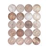 Image 4 : Roll of (20) Mixed Date $1 Peace Silver Dollar Coins