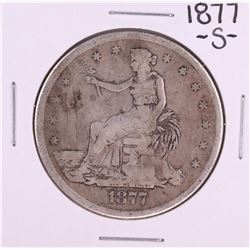 1877-S $1 Trade Silver Dollar Coin