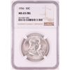 Image 1 : 1956 Franklin Half Dollar Coin NGC MS65FBL