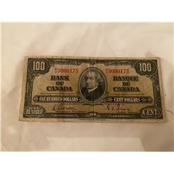 1937 $100 bill