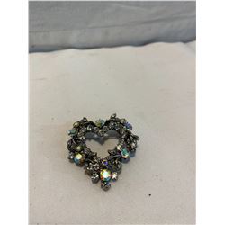 Heart brooche