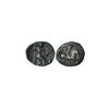 Image 1 : Ancient India: Archaic silver punch-marked coin, Upper Krishna valley, Vimshatika, 4.95g.