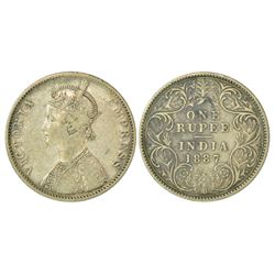 Ancient India: Archaic silver punch-marked coin, Tapi-Wainganga River system, Vidarbha region, 1.70g