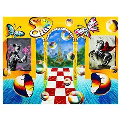 Alexander Astahov- Original Oil on Canvas "View to Eiffel Tower"