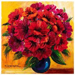 Yana Korobov, "Pure Energy" Original Acrylic Painting on Canvas, Hand Signed with Letter Authenticit