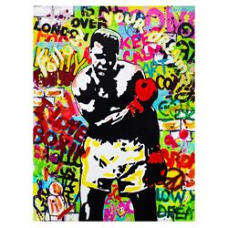 Nastya Rovenskaya- Mixed Media "Muhammad Ali"