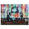 Image 1 : Nastya Rovenskaya- Mixed Media "Chaplin and Hardy"