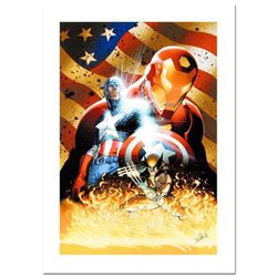 Stan Lee Signed, "Civil War #1" Numbered Marvel Comics Limited Edition Canvas by Michael Turner (197