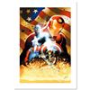 Image 1 : Stan Lee Signed, "Civil War #1" Numbered Marvel Comics Limited Edition Canvas by Michael Turner (197