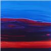 Image 2 : Wyland, "Red Sky" Hand Signed Original Painting on Board with Letter of Authenticity.