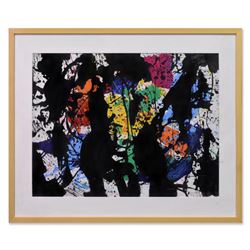 Jenik Cook, Framed Original Acrylic Painting, Hand Singed with Letter of Authenticity.