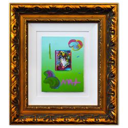 Peter Max- Original Mixed Media "Blushing Beauty Ver. I #58"