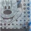 Image 2 : Gail Rodgers, "Mickey Mouse" Hand Signed Original Hand Pulled Silkscreen Mixed Media on Canvas with 