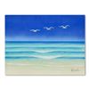 Image 1 : Dan Mackin, "Wind and Sea" Original Oil Painting on Canvas Hand Signed with Letter of Authenticity.