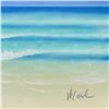 Image 2 : Dan Mackin, "Wind and Sea" Original Oil Painting on Canvas Hand Signed with Letter of Authenticity.
