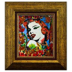 Nastya Rovenskaya- Mixed Media "Marilyn Monroe I"