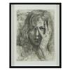 Image 1 : Vincent Cacciotti, Framed Original Charcoal Drawing, Hand Signed with Letter of Authenticity.